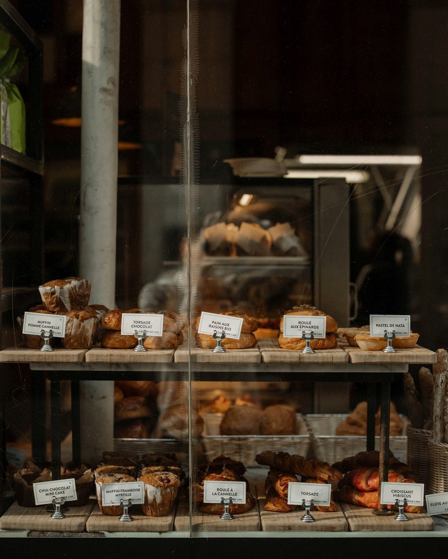 Vitrine de viennoiseries