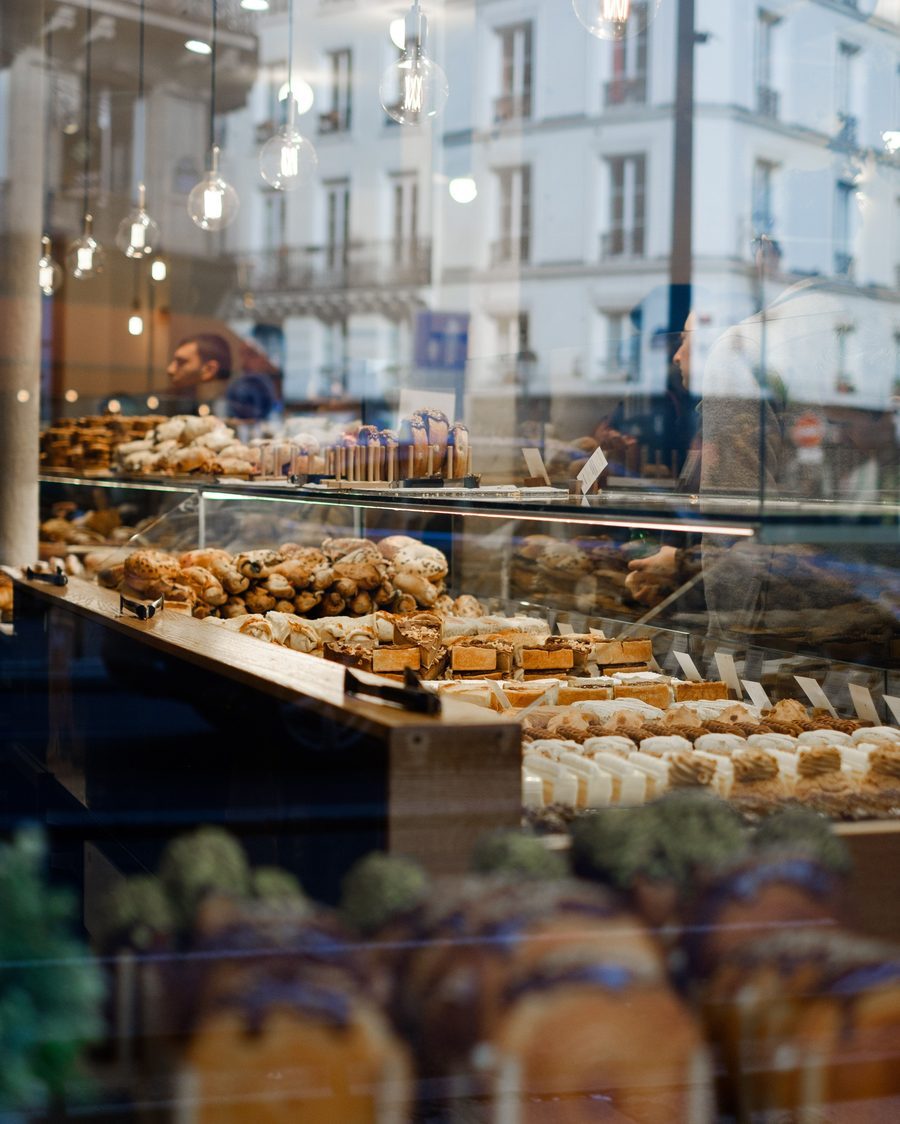 Vitrine de pâtisseries